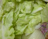 キャベツと合いびき肉の炒め物作り方1写真