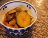 ズッキーニとピーマンのトマト煮作り方4写真