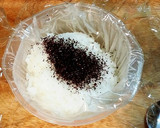 ゆかりととろろ昆布のおにぎり作り方2写真