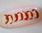塩豆腐とトマトの簡単カプレーゼ作り方3写真