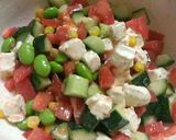 夏野菜とクリチのコンソメジュレサラダ作り方6写真