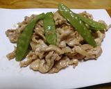 豚肉ときぬさやとえのきの炒め物作り方6写真