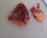 鶏ハツの塩漬け作り方1写真