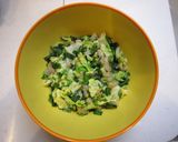 ぷりぷりエビとザクザクキャベツの餃子作り方3写真