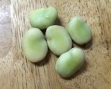 玉ねぎ氷で時短！そら豆のスープ作り方3写真