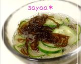 夏の我が家の超定番！しらす胡瓜ポン酢作り方6写真