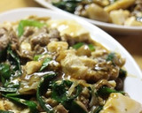 とろ～り♪くずし豆腐＆豚肉＆きのこ煮込み作り方11写真