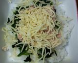 ☆簡単ランチ☆ホウレン草とツナのドリア♪作り方3写真