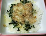☆簡単ランチ☆ホウレン草とツナのドリア♪作り方4写真
