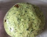 ほうれん草と甘納豆のスティックパン作り方3写真