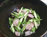 アスパラベーコンの塩レモンクリームパスタ作り方4写真