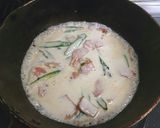 アスパラベーコンの塩レモンクリームパスタ作り方5写真