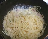 アスパラベーコンの塩レモンクリームパスタ作り方6写真