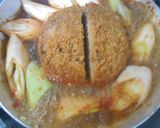 本つゆと豆板醤でピリ辛コロッケ丼作り方8写真