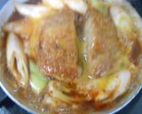 本つゆと豆板醤でピリ辛コロッケ丼作り方9写真