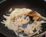 蟹缶とアボカドの濃厚クリームパスタ♡作り方2写真