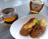 簡単！カフェ風しっとりフレンチトースト☆作り方4写真