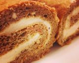 チーズ×ほんのり珈琲のロールケーキ作り方16写真