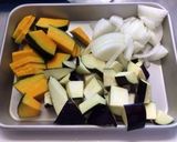 たっぷり夏野菜のトマトクリームグラタン作り方1写真