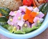 キャラ弁おかず　梅雨の時期に！あじさい作り方11写真