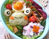 キャラ弁おかず　梅雨の時期に！あじさい作り方12写真