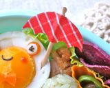 キャラ弁おかず　梅雨の時期に！あじさい作り方13写真