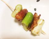 簡単魚焼きグリル！大葉にんにく醤油焼き鳥作り方5写真