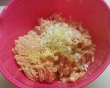 鳥ひき肉のふわふわつくね☆お弁当にも☆作り方1写真