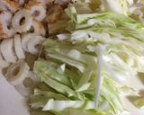 ☆キャベツの玉子焼き♪お好み焼き風☆作り方1写真