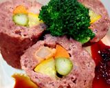 5種野菜のロールハンバーグ！作り方8写真