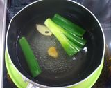 鶏モモと野菜入りピリ辛ひやむぎ作り方2写真