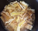 ほんだしであっさりタケノコご飯作り方2写真