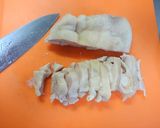 鶏モモと野菜入りピリ辛ひやむぎ作り方8写真