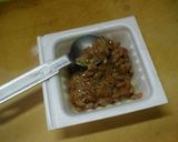 1人分 納豆カルボナーラ作り方2写真