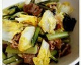 とろ～り白菜と豚コマのオイスター炒め煮作り方12写真