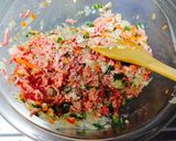 野菜たっぷりメンチカツ作り方3写真