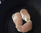 ♡バジルグリルチキン♡サンド作り方2写真
