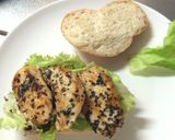 ♡バジルグリルチキン♡サンド作り方6写真