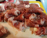 チーズがとろり簡単肉巻き炒め作り方3写真