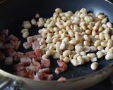 大豆とハムのカレーケチャップ炒め作り方3写真