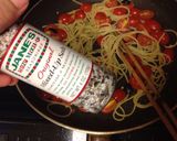 簡単！プチ贅沢ミニトマトパスタ作り方5写真