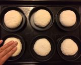 [ベジ] バンズ、ハンバーガー用作り方3写真