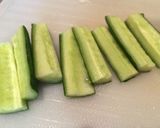 牛肉と胡瓜とパプリカの甘辛中華炒め＊作り方2写真