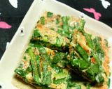 味付けはめんつゆだけ☆えびニラ焼き♪作り方5写真