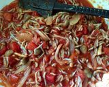 しらす＆トマト缶でイタリアン風お蕎麦♪作り方2写真