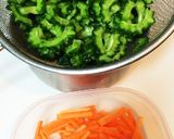 苦くない！ゴーヤのごま味噌キンピラ作り方1写真