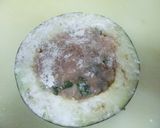米なすの鶏ミンチ詰め作り方3写真