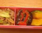 簡単おかず★茄子とピーマンの味噌炒め作り方3写真