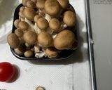 きのことトマトとホタテのアヒージョ作り方1写真