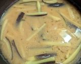 簡単★昼食「茄子とじゃがいものお味噌汁」作り方5写真